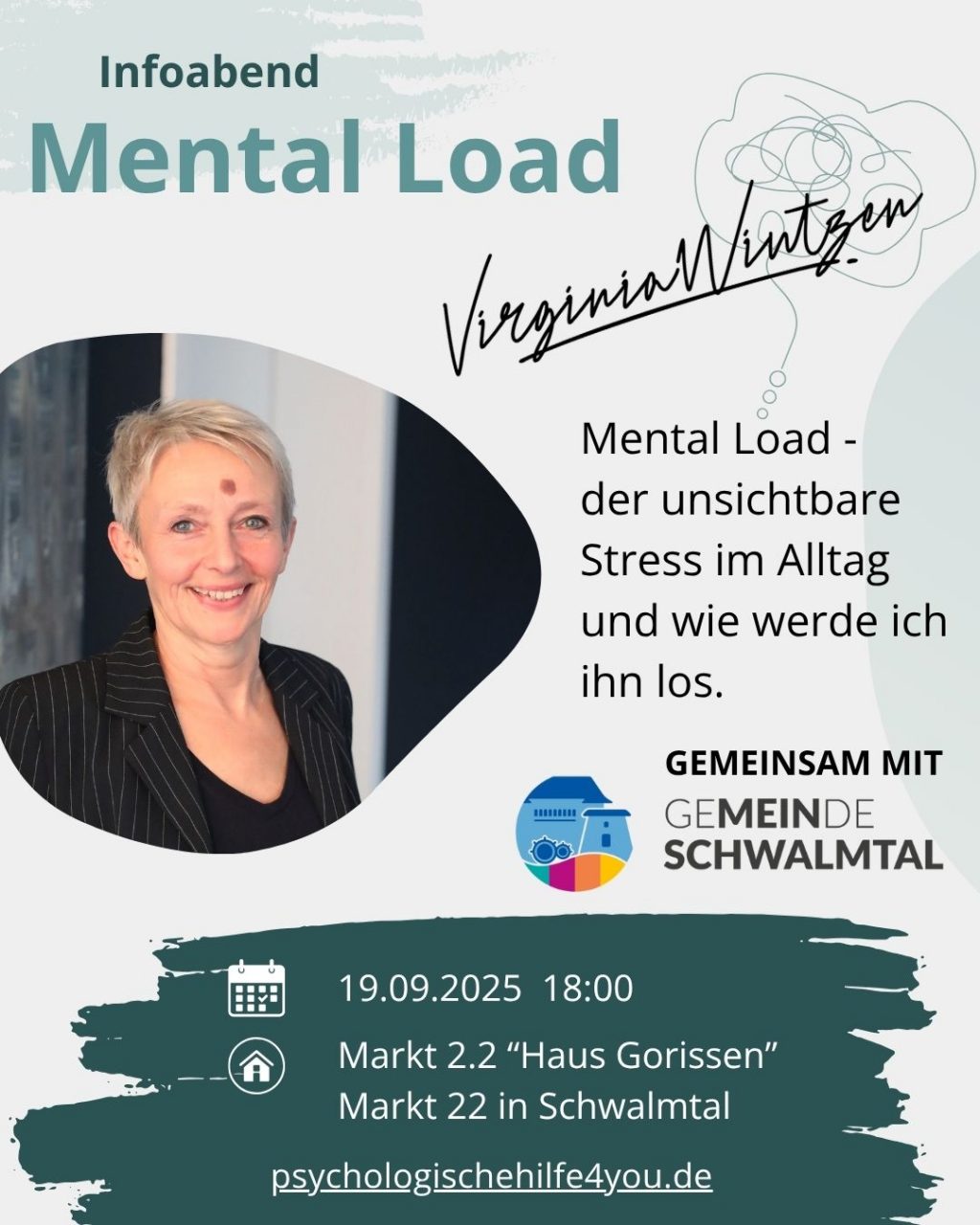Infoabend Mental Load Markt 2.2 Haus Gorissen Schwalmtal 20250919